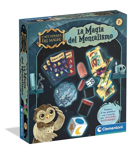 Clementoni - La Magia del Mentalismo, 30 Trucchi per Piccoli Maghi, Giochi di Magia per Bambini +7 Anni,...