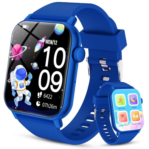Smartwatch per Bambini 3-12 con Fitness Tracker, Orologio Smartwatch Bambini con Contapassi, Giochi,...