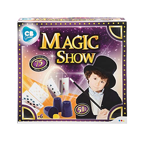 COLORBABY ColorBaby-43756, Trucos, 51 Pezzi, Magic Show con 75 Trucchi, Bacchetta Mago, Gioco magia 6...