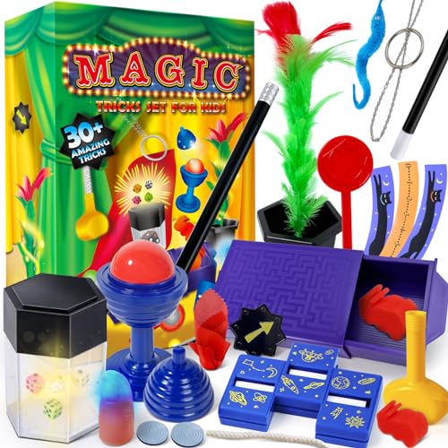 Heyzeibo Trucchi Magici - Kit Magico con Bacchetta Magica e Istruzioni per Bambini, Regalo di Natale per...