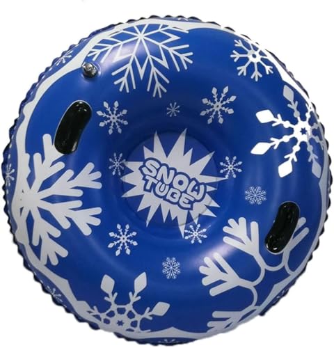 Slittino Gonfiabile da Neve per Bambini e Adulti, Slitta da Neve Tubo di Neve AntiGraffio, Antigelo,...