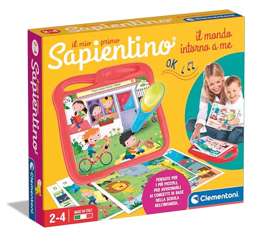 Clementoni - Il Mio Primo Sapientino, Il Mondo Intorno a Me, Banchetto Educativo 24 attività su Scuola...