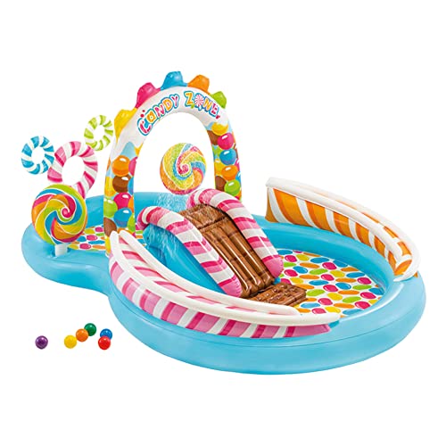 Intex- Playcenter Caramelle, Multicolore, 295 x 191 x 130 cm, 57149