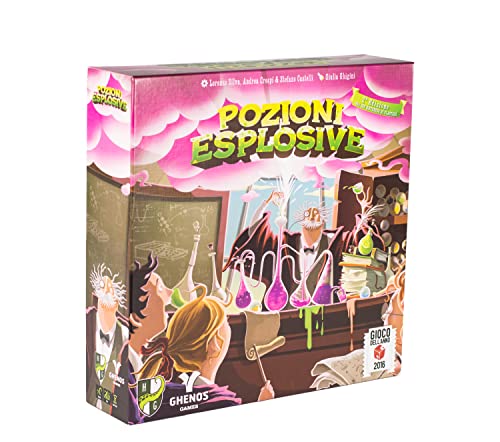 Ghenos Games - GHE093 - Pozioni Esplosive, 2A Edizione, Gioco da Tavolo, 2-4 giocatori