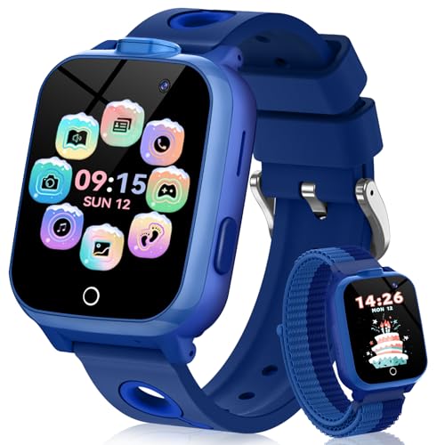 PIULAXIU Smartwatch per Bambini - Orologio Intelligente per Bambini con Telefono, 13 Sveglie per...