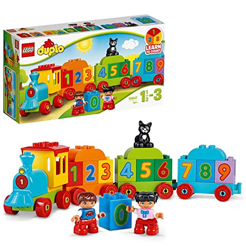 LEGO Duplo My First Il Treno dei Numeri, Giochi Educativi Didattici, Grandi Mattoncini Numerati,...