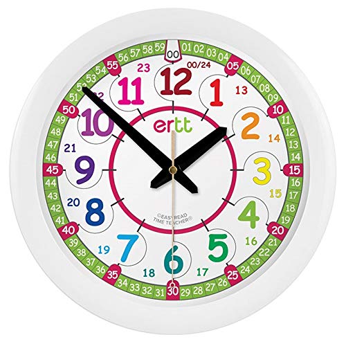 EasyRead ERTT-DIG Orologio da Parete per Bambini Time Teacher con indicazione 12 e 24 ore (Digitale)