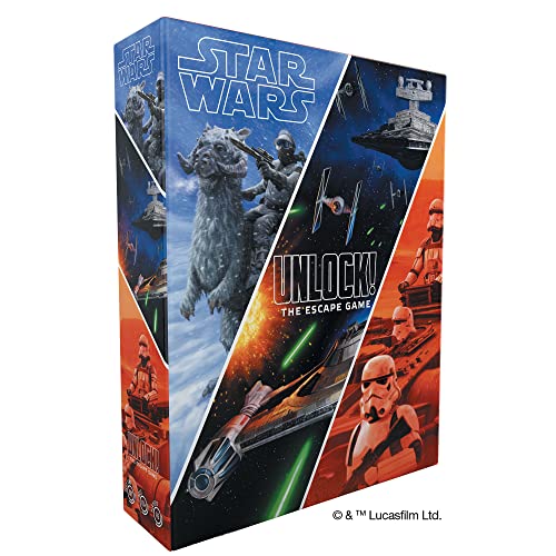 Asmodee , Unlock! Star Wars The Escape Game , Board Game , Ages 10+ , 1-6 Players , 60 Minute Playing...
