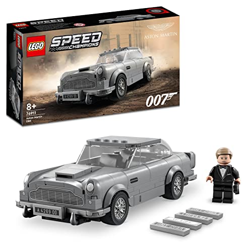 LEGO 76911 Speed Champions 007 Aston Martin DB5, Modellino Auto Giocattolo con Minifigure James Bond, Set...
