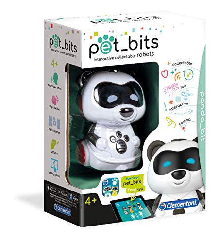 Clementoni Panda Bit Sapientino Robot Educativo, Multicolore, 4 Anni +