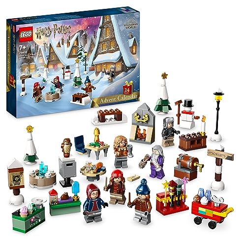 LEGO Harry Potter Calendario dell’Avvento 2023 con 24 Regali tra cui 18 Mini Costruzioni del Villaggio...