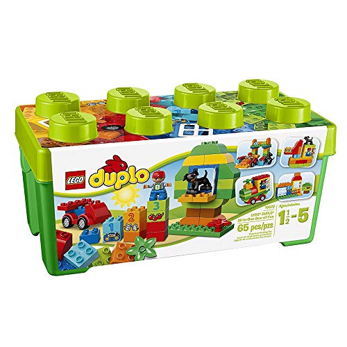 LEGO Duplo Classic Scatola Costruzioni Tutto-in-Uno, Set di Costruzioni Prescolare con Contenitore con...