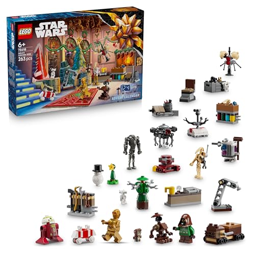 LEGO Star Wars Calendario dell'Avvento 2025 per Bambini da 6 Anni in su - Giocattolo per il Conto alla...