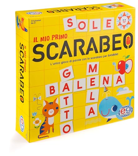 Spin Master Games EDITRICE GIOCHI, Il Mio Primo Scarabeo, Gioco da Tavolo, Gioco per L'apprendimento di...