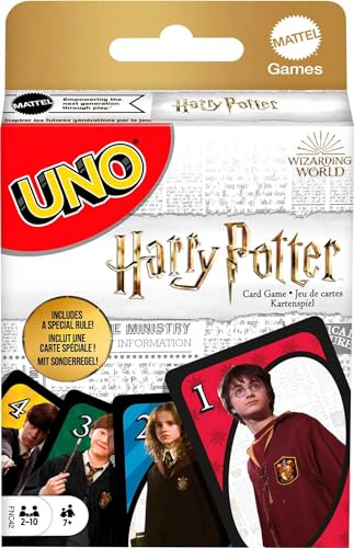 Mattel Games - Gioco di Carte UNO Harry Potter, l'Iconico Gioco di Carte per Tutta la Famiglia con i...