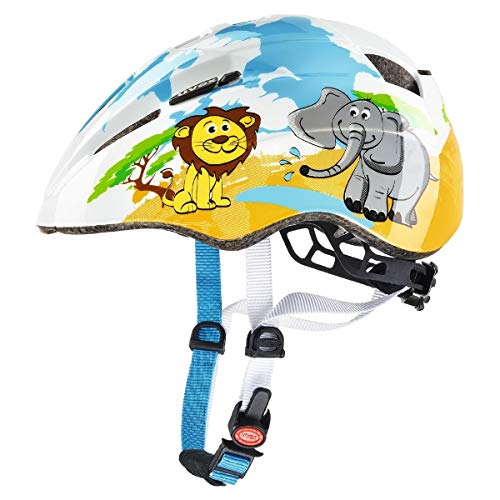 uvex kid 2, casco da ciclismo leggero per bambini, regolazione individuale delle dimensioni, ampliabile...