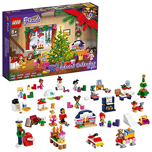 LEGO Friends Calendario dell'Avvento 2021, Mini Costruzioni, Regalo di Natale per Bambini con 5 Micro...