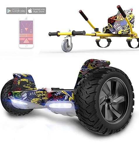 RCB Hoverboards SUV Per tutti i terreni, APP controllo Funzione, autobilanciato 8.5 '' Overboard Hummer...