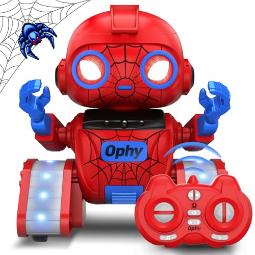 Ophy Robot Bambini, Funzione di Proiezione Innovativa, Robot Telecomandato con Controllo Gestuale, Occhi...