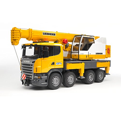 Bruder Scania R Series Liebherr Crane Truck with Light And Sound Module