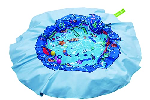 EverEarth Beach Pool Blanket EE33749 Piscina per bambini e coperta da spiaggia in uno per bambini dai 24...
