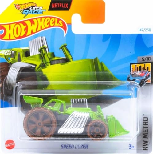 Hot Wheels Single Cars Speed Dozer HTB17