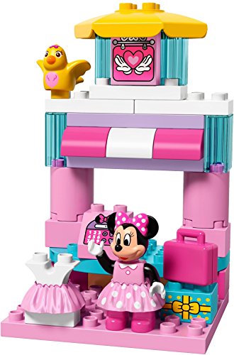 LEGO- Duplo Mickey & Friends Fiocco Negozio di Minnie Costruzioni Gioco Bambina Giocattolo, Multicolore,...