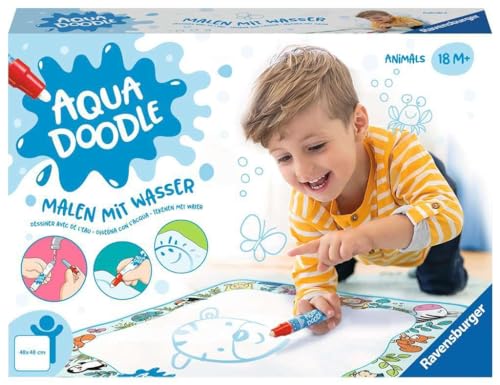 Ravensburger Aquadoodle Animals 4564 - Prima Pittura per Bambini a Partire dai 18 Mesi in su, Set da...