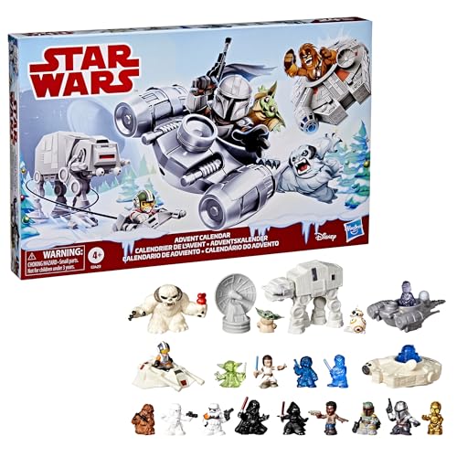 Star Wars Hasbro Calendario dell'Avvento, giocattoli a sorpresa per bambini e bambine dai 4 anni in su