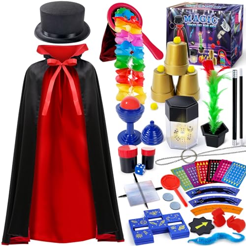 Heyzeibo Giochi di Magia, Kit di Magia con Istruzioni per Ogni Trucco per Bambini di 6 7 8 9 10 11 12...