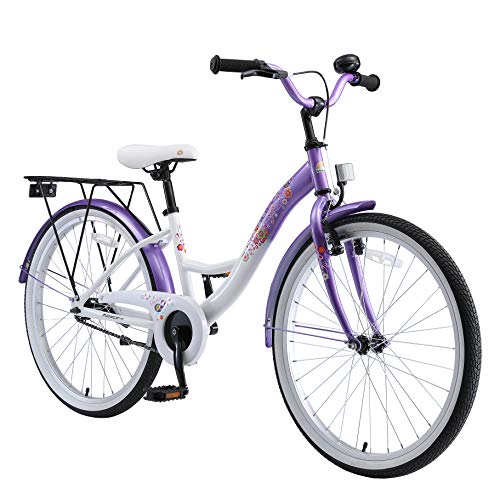 BIKESTAR Bicicletta Bambini 10-13 Anni | Bici Bambino Bambina 24 Pollici Freno a Pattino e Freno a...