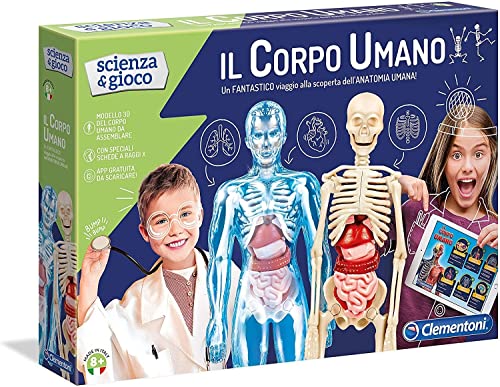 Clementoni - 13964 - Scienza e Gioco - Il Corpo Umano - Made in Italy - gioco scientifico anatomia umana,...