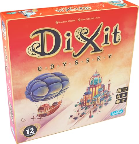 Asmodee: Dixit Odyssey, Gioco Da Tavolo Di Immaginazione E Fantasia, 3-12 Giocatori, 8+ Anni, Edizione In...
