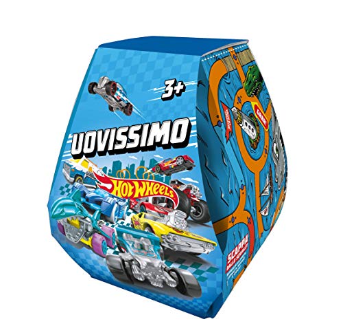 Hot Wheels Uovissimo, con Macchinina, Pista, Accessori e Tante Altre Sorprese, Giocattolo per Bambini...