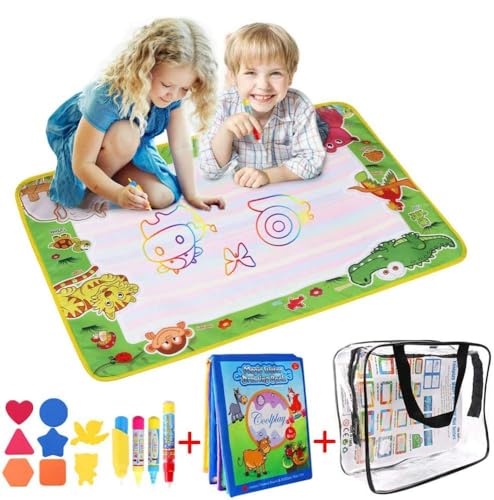 Tappeto Magico,50 * 70cm Disegno Scribble Boards- Giocattolo Gioco Educativo Regalo di Natale per Bambini...