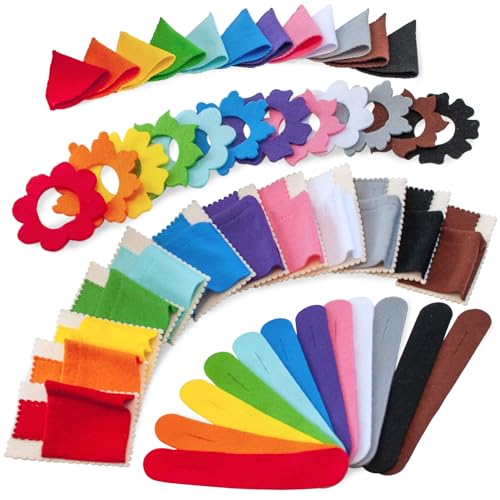 Ulanik Grandi accessori per bambole Montessori Giocattoli a partire dai 3 anni + Ordina Colori...