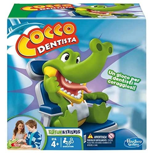 Hasbro Gaming - Cocco Dentista, Gioco in Scatola, B0408103, 4 Anni +, 3+