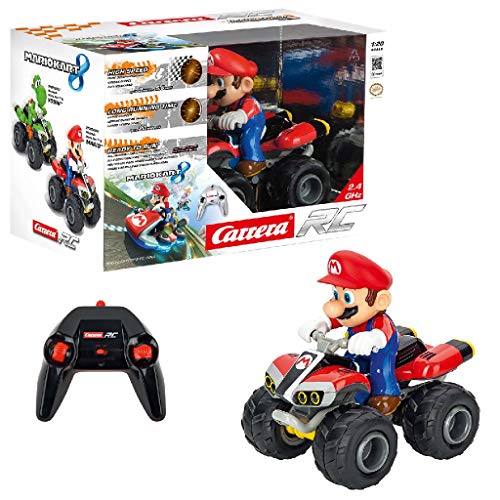 Carrera Toys Carrera RC 2,4 GHz Kart – Quad giocattolo da corsa radiocomandato con batterie...