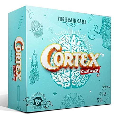 Asmodee - Cortex Challenge, Azzurro - Gioco da Tavolo, Sfide per il Cervello, 2-6 Giocatori, 8+ Anni,...
