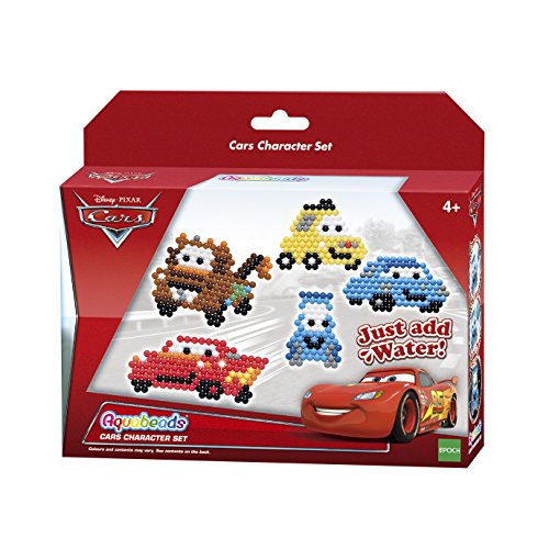 Aquabeads 30128 - Set Di Caratteri Per Auto - Disney Pixar Aqua Beads Craft Playset