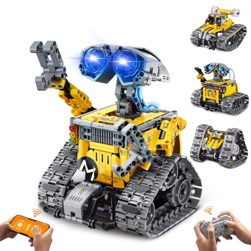 IKUPER Robot Telecomandati per Bambini, Robot da Corsa RC 4 in 1, Idee Regalo per Ragazzi e Ragazze Dagli...