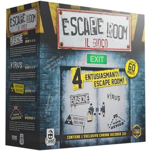 Cranio Creations Escape room-Gioco da Tavolo, Multicolore, CC111