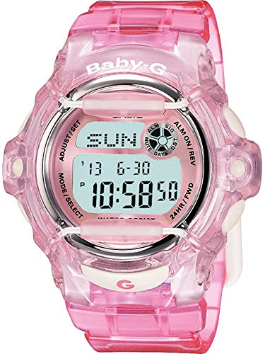 Casio Orologio Digitale al Quarzo Donna con Cinturino in Resina BG-169R-4ER