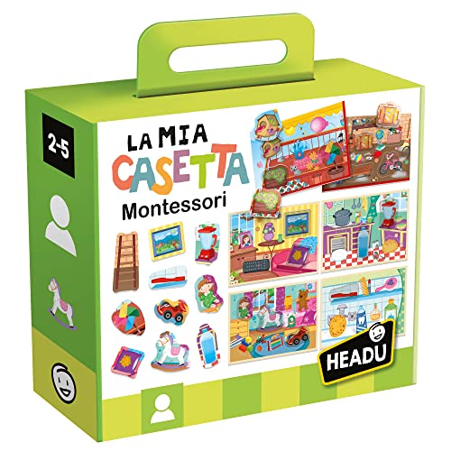 Headu-La Mia Casetta Montessori Gioco, Multicolore, IT20454, Dai 2 ai 5 anni