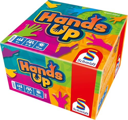Schmidt Hands Up Scatola Da Gioco Divertente, Multicolore, ‎10.1 X 6.8 X 10.1 Cm