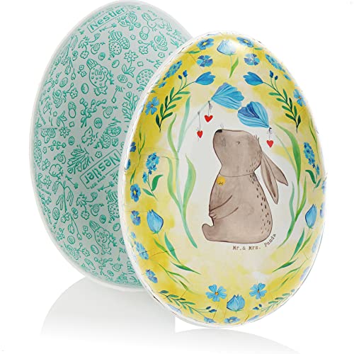 com-four® Uovo di Pasqua da riempire - Uovo di riempimento colorato per Pasqua - Uovo di Pasqua Grande...