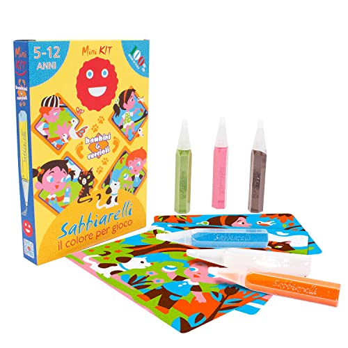 Sabbiarelli Sand-it For Fun - Kit Bambini e Cuccioli - Set Lavoretti Creativi: Colora con la Sabbia tutti...