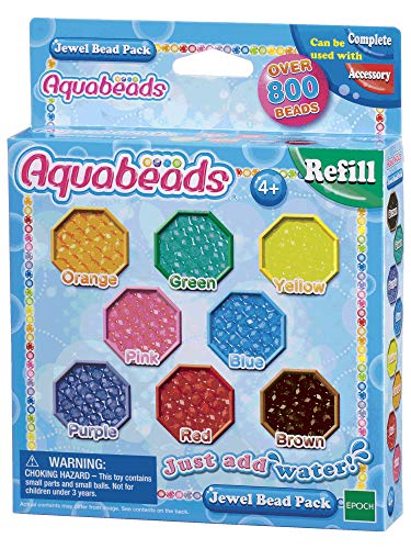 Aquabeads 79178 Scatola Perline Gioiello, Plastica, Ottagonale, Multicolore