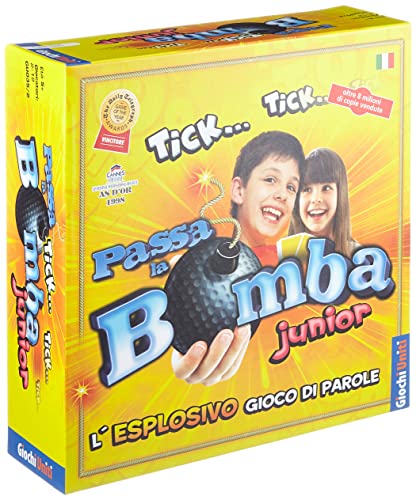 Giochi Uniti - Passa la Bomba Junior, Gioco da Tavolo per Bambini, 2+ Giocatori, 5+ Anni, Edizione...