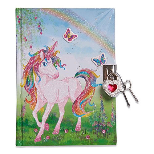 Lucy Locket - Diario unicorno magico (set scrittura, carta per lettere, diario segreto con lucchetto e...